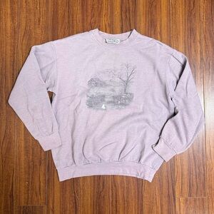 Vintage Lilac Crewneck “Tradition Country Collection” fits size small